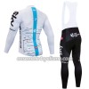 Tenue Maillot M/L + Collant à Bretelles 2018 Team Sky Hiver Thermal Fleece N001